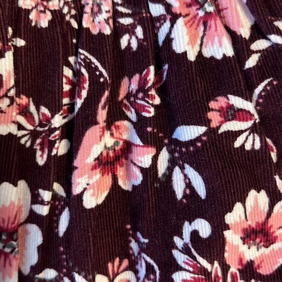 Janie and Jack Corduroy Floral Dress - Picture 4 of 6